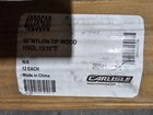 Qty 12 Carlisle Flo-pac Threaded Nylon Tip Wood Handle 60  Long 15 16  D 4028500