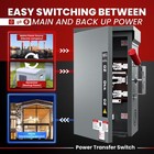 200a Manual Generator Transfer Switch heavy Duty 48000w General Double-throw