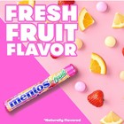 Mentos Chewy Mint Candy Roll  Fruit  14 Pieces Per Roll  15 Count Pack