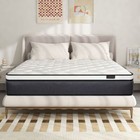 12  14  Twin Full Queen King Size Mattress Hybrid Spring Foam White Bed In A Box