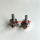 5pcs B100k 100k Wh148 5 Pins Potentiometer With Switch Shaft 15mm 5 Pin