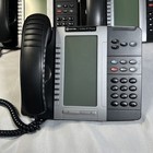 Lot Of 3 Mitel 5330e Ip Phones With Base Stands   Handsets Business Office Desk