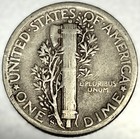 1943 S Mercury Dime Circulated 90  Silver 10c Us Coin - 5687