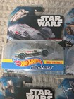 Hot Wheels Star Wars  Lot Of 4 Millenium Falcom X Wing Fighter Tie Fighters