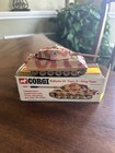 Vintage Corgi 904  German Wwii King Tiger Tank With Original  damage  Box