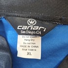 Canari Mens Cycling Jersey Size Xl Short Sleeve Quarter Zip Blue