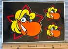  new  Vintage 100 7 Fm Wmms Cleveland Oh The Buzzard Bumper Sticker  Rock Radio