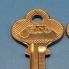 Vintage Jeco C09 Key Blanks Lot Of 2 Cleveland Ohio Usa Nos Locksmith 