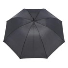Firm Grip 60    Golf Umbrella All Black Manual Open Large Rain Protection