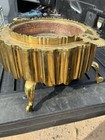 Huge Antique 19th C  Middle Eastern Turkish Ottoman Brass Brazier