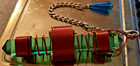 Etheric Weaver Siberian Aqua Quartz Copper Wire Pendant On Short Chain