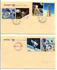 Bhutan 1970 73-5 X Fdc - 3 Dim   St - Vf 