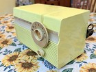 Limon Yellow Mid Century 1958 Philco Model F813-124 Rare Vacuum Tube Am Radio