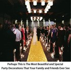 Gold Aisle Runners 2ftx15ft Carpet Runner For Party Glitter Runner For Weddin   
