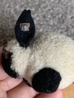Antique Rare Early Steiff Woolie Pom Pom  Bunny Rabbit Long F  Buttons tag