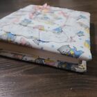 Vintage Handmade Fabric Binder Baby Family Photo Album Keepsake Memory Scrapbook