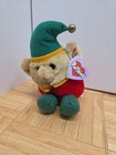 Lot Of 8 Vintage Swibco Puffkins Limited Edition Halloween   Christmas Plush Nwt