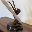 Bronze Sculpture Statue Woman Marble Nude Decor Paris J patoue Rare Art Female