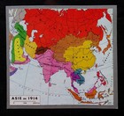  usa   Geographic Map Of  Asia  China   From The Year    1962 