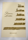 2 Vtg  Illinois Central Railroad The Panama Limited Blank Menu Stock - Nos