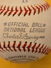      Charles S  Feeney Spalding Baseball Nl League  super Rare  Mint  Unused Haiti