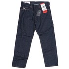 Diesel Men s Navy Blue Straight Leg Jeans Size W36 L32 00s5wb-009hp