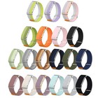 For Google Fitbit Air Sports Nylon Loop Breathable Band metal Frame Connector 