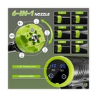 Sunsoul Cordless Portable Car Washer With 2 Batteries  30-level Adjustable Ha   