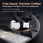 Tr643 Vinyl Record Player Portable belt-driven 3-speed Turntable  Rca Aux Output