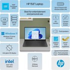 Hp 15 Laptop 15 6  Hd Pentium Quad-core N200 4gb 128gb Ssd Webcam Win 11 Black