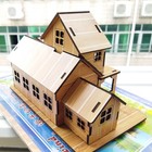 3d Wooden Puzzles For Adults Wooden Rustic Villa Building Model  3d House Model