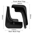 4pc Front Rear Mud Flap Slash Guard Mudguard Set For Hyundai Santa Fe 2019-2020