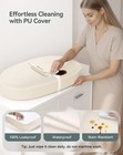 Comomy Baby Changing Pad With Wipeable  Waterproof Pu Cover  Contoured Diaper   