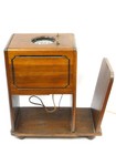 Antique 1930s Zenith 5-r-236 Walnut Chairside Tube Radio With Magazine Rack