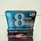 Lot Of 4 Camcorder Video Cassette Tape New Maxell 8mm Gx-mp High Quality 120 Tdk