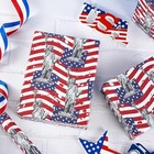 4th Of July Wrapping Paper Roll  American Flag 17in X 16 4ft Statue Of Liberty