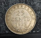 1919 Newfoundland 25 Cents - Nice Au