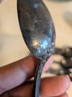 Antique 18th Century French Silver Spoons - 1700s Heavy 650  Grams Set Of 12 Lot
