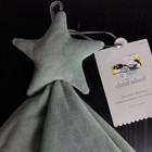 Cloud Island Target Green Plush Star Baby Security Blanket Lovey Velour satin