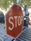 Authentic Road Street Traffic Stop Sign 30 free Shipping Lower 48 10-5