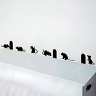 Mouse   Hole Decal Sticker For Home Door Stair Windows Wall Car Decor Decoration
