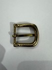 Solid Brass Raw Brass Belt Buckle Made In Italy Fits 0 98  Belt Strap