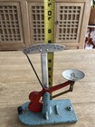 Vintage Zenith Egg Scale Grader 1002 Cast Iron Antique Original Patina Blue Red