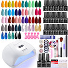 27 Colors Gel Nail Polish Kit With U V Light  120w Uv Led Nail Dryer Lamp Curing