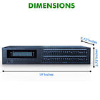 Dual 21 Band Professional Stereo Equalizer With Individual Led Indicators