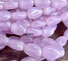 Violet Pearl Oval Czech Glass Beads 20 Pcs 8x6mm  garfltr