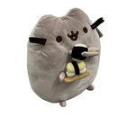 New Pusheen Snackables Sushi Chopsticks Stuffed Animal Cat  9 5  Plush Nwt