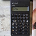 Vintage Hewlett Packard Hp 20 S Scientific Calculator W Slip Case Tested   Works