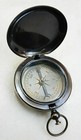 Vintage Push Button Antique Brass Compass Pocket Style Handmade Compass Gift