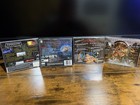 Lot Of 4 Pc Cd-rom Vintage Video Games good Condition variety